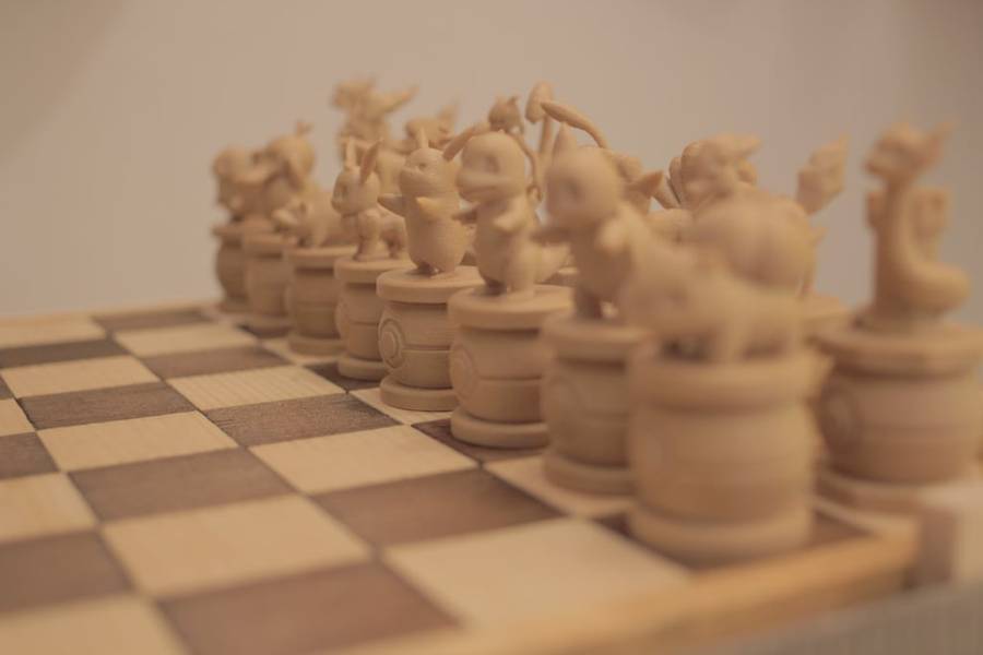 Pokmon Chess Set  3D Printed Collectors Edition