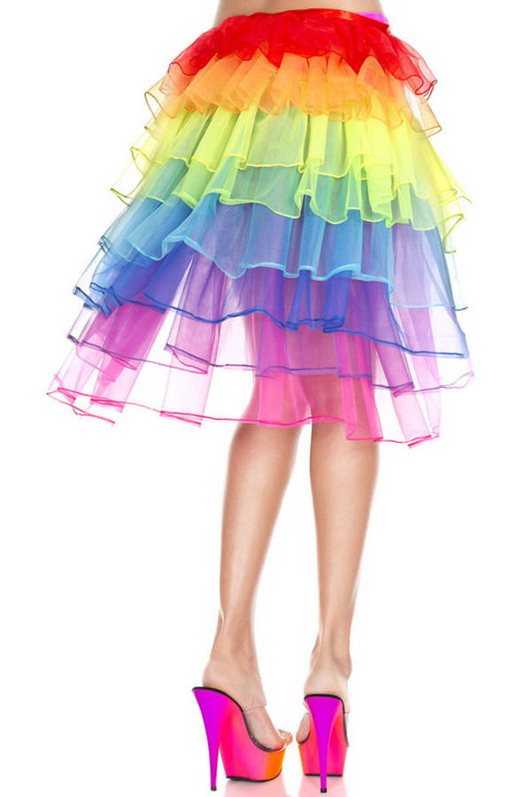 Rainbow Tulle Skirt