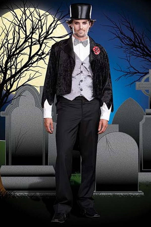 Men's Corpse Groom Barry D' Alive Costume