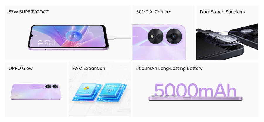 Oppo A78 5G Highlights