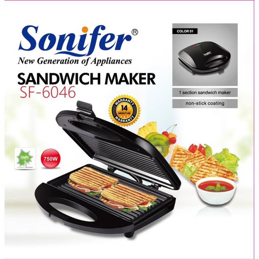 SONIFER WAFFLE OR SANDWICH MAKER