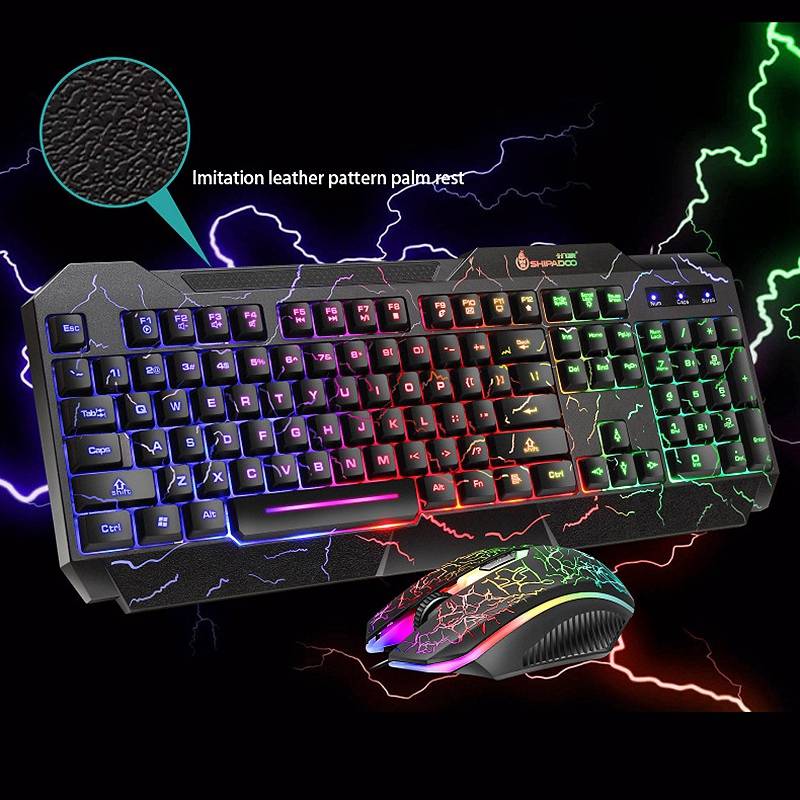 Shipadoo D620 Gaming Keyboard and Mouse