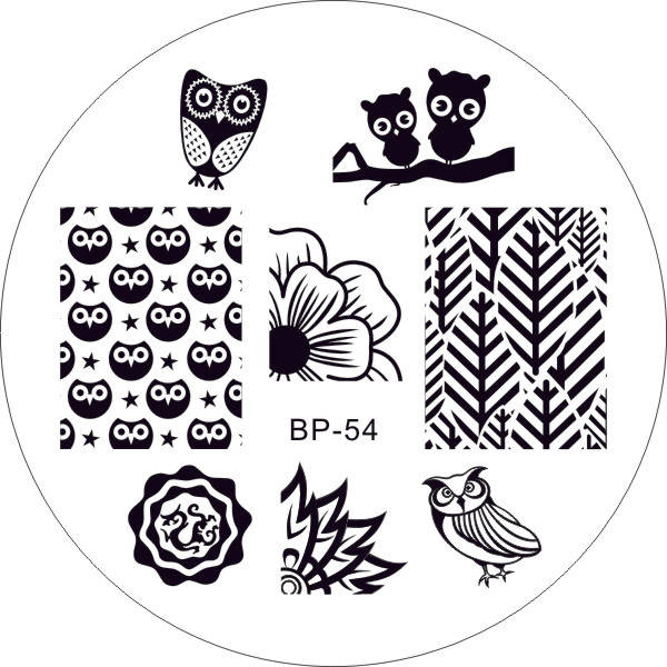 BP-54 Round Stamping Plate