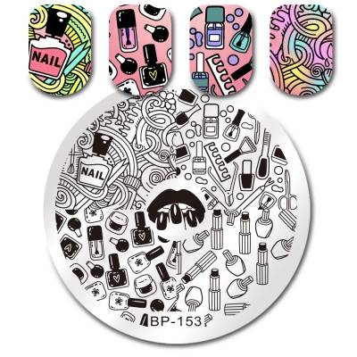 Nail Polish Lipstick BP-153 Stamping Plate