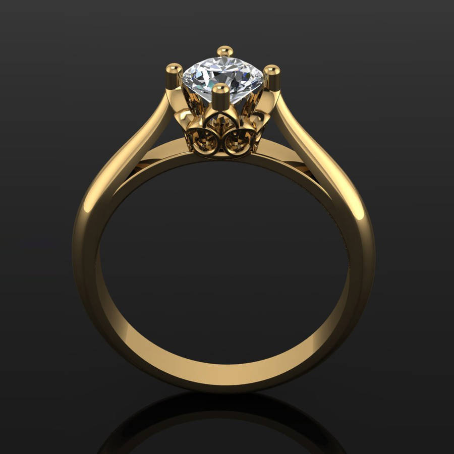 Cherry Ring Yellow-Gold