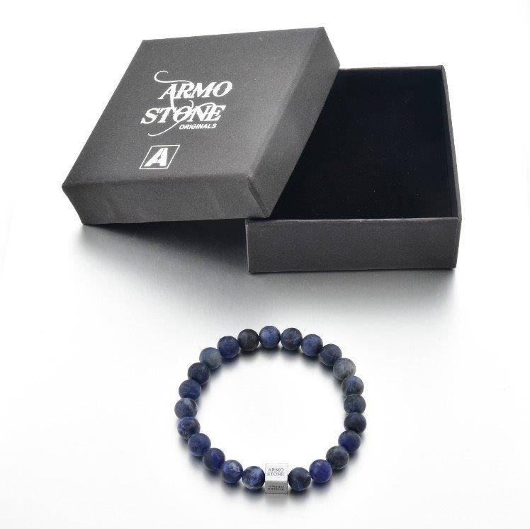 Blue Matt Sodalite Stones Armo-Stone