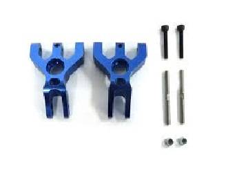 MPO-04 Alum Rear Hub Carrier (Blue)  (Redcat)