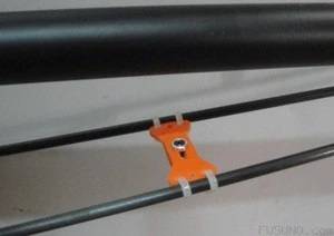 Fusuno Carbon Fiber Tail Boom Support Brace 450 (Orange)