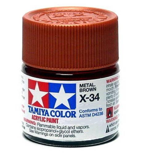 X-34 Acrylic Metallic Brown