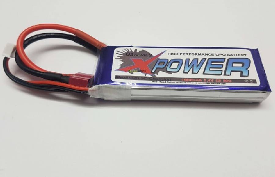 XPower 1800mah 7.4V 2S 30C Lipo Battery