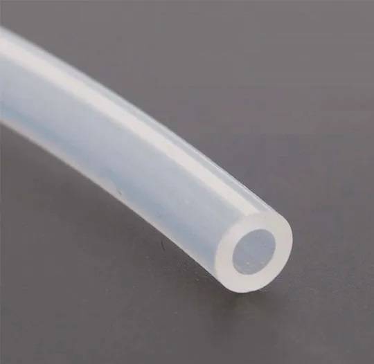 Soft Silicone Tubing 4 x 7 60sh Clear  - 1m