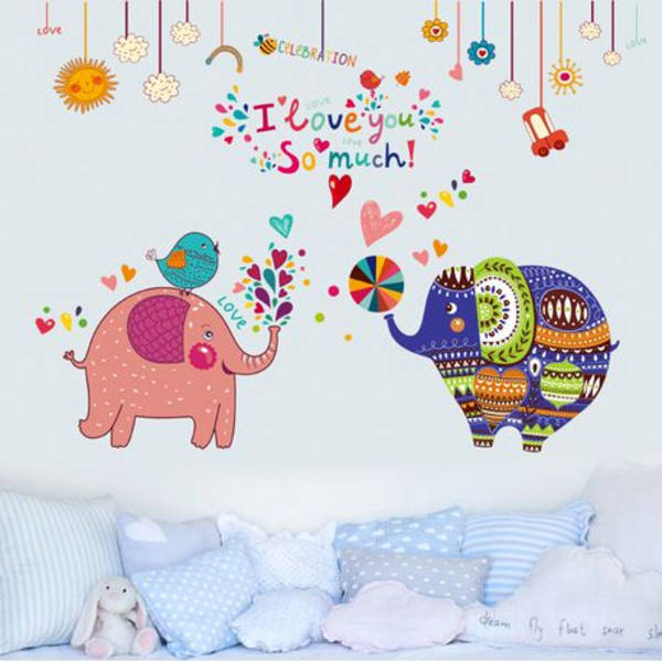 Artistic Elephant Couple with Quote Decor/ Wall Art- SK9107