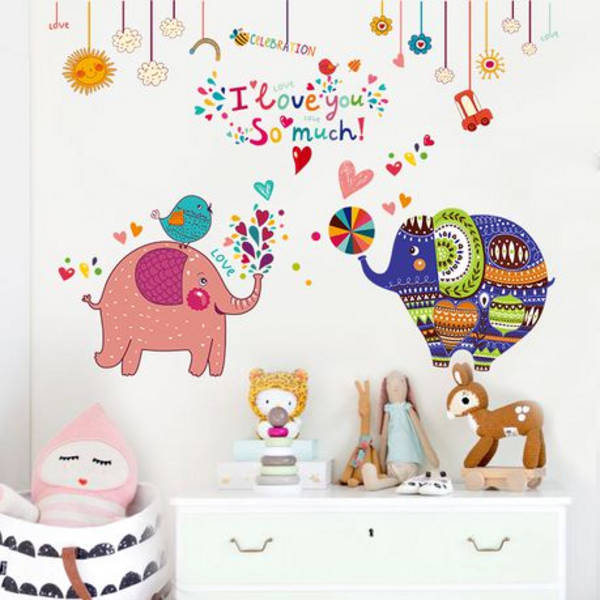 Artistic Elephant Couple with Quote Decor/ Wall Art- SK9107