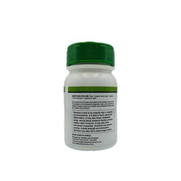Healthy Life - Spirulina Capsules - 60's