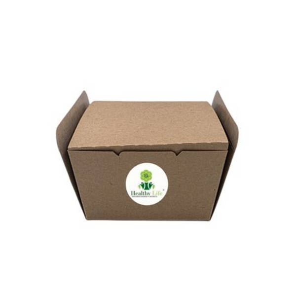 Kraft Burger Boxes 600ml - Disposable Packaging - 25 Pack