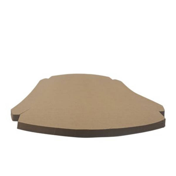 Kraft Square Disposable Plates - 21cm - 25 Pack