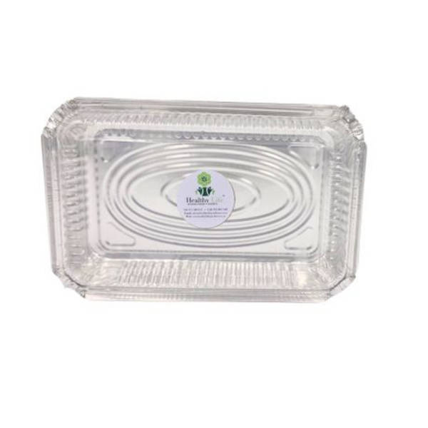 Healthy Life - Foil Container with Clear Lid - Pack of 25 - 1000ml