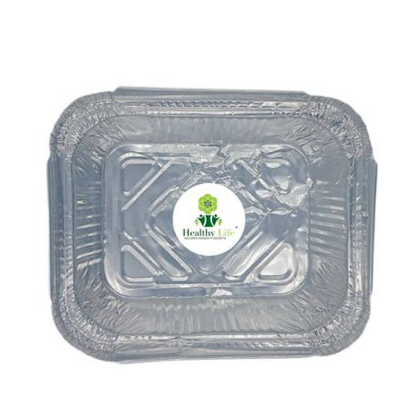 Foil Container with Clear Lid Combo 350ml- Pack of 50