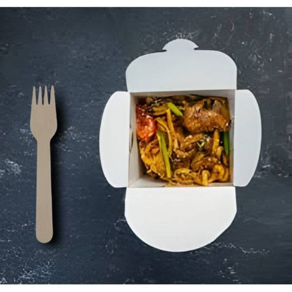 Wooden Fork 16cm, Eco-Friendly Disposable Forks-Pack of 100 Forks