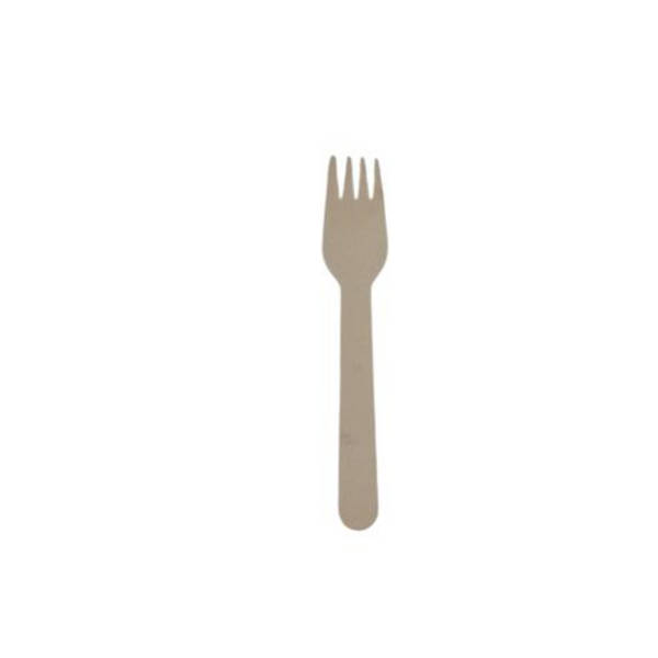 Wooden Fork 16cm, Eco-Friendly Disposable Forks-Pack of 100 Forks