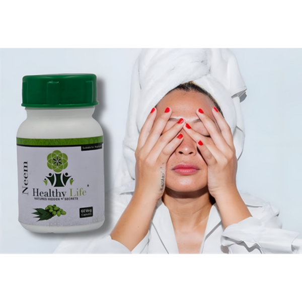 Healthy Life Neem Leaf Capsules 500mg - 60 x 2