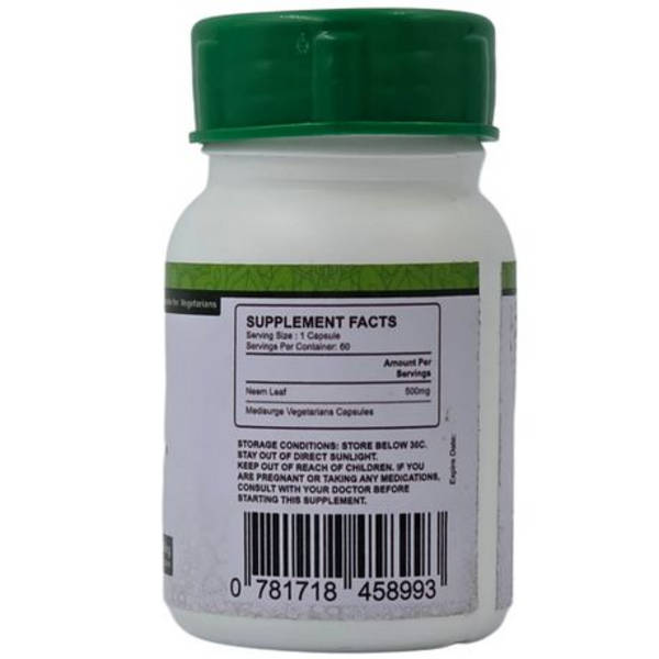 Healthy Life Neem Leaf Capsules 500mg - 60 x 2