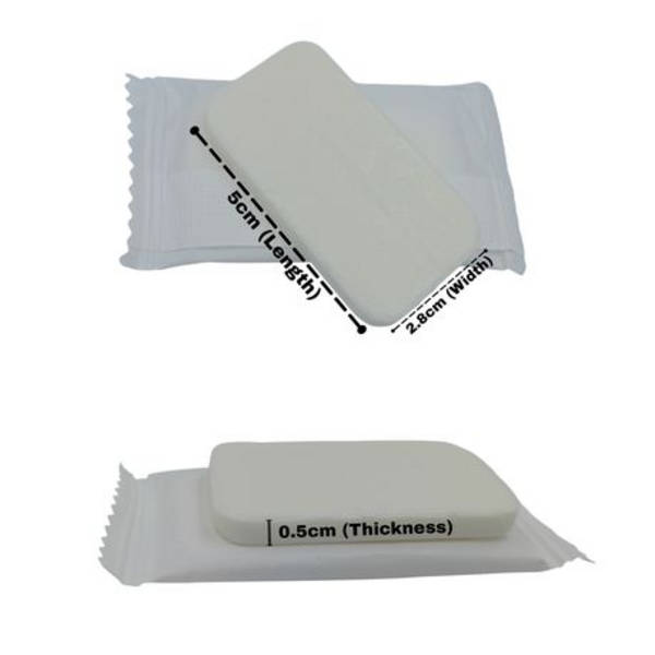 White Rectangle 10g Hotel Soap Bars - 100 Pack