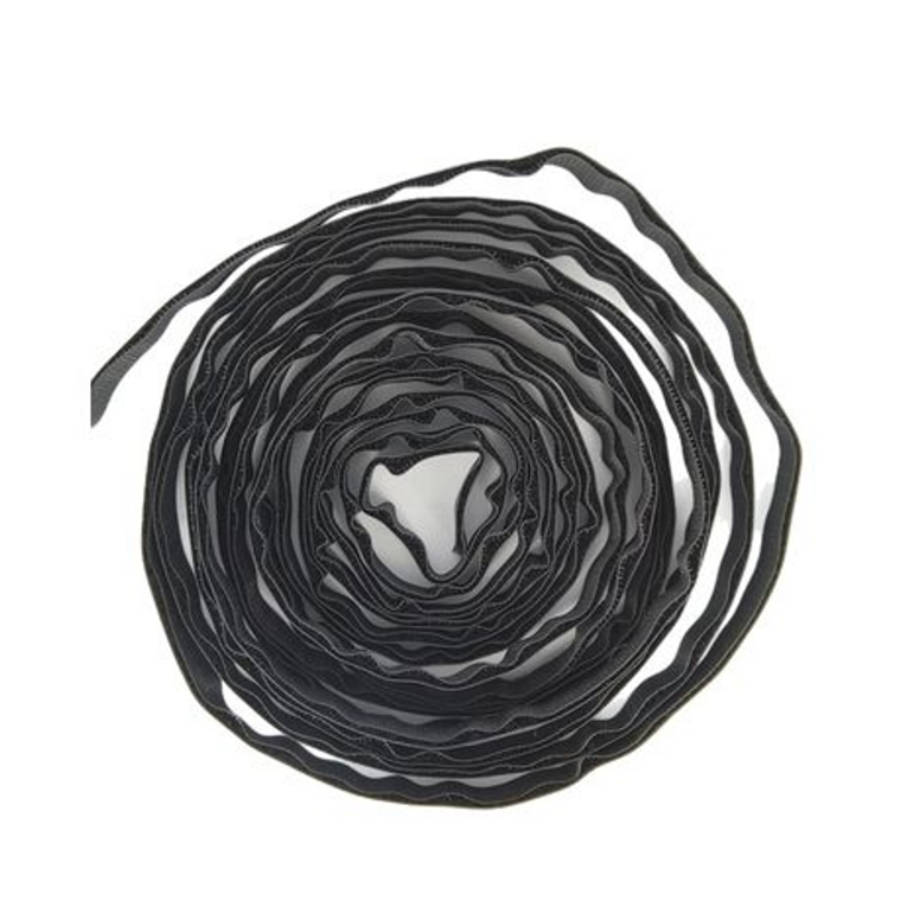 Hook and Loop Black- 5m x 16mm