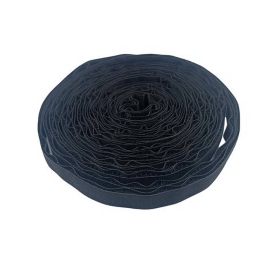 Hook and Loop Black- 5m x 16mm