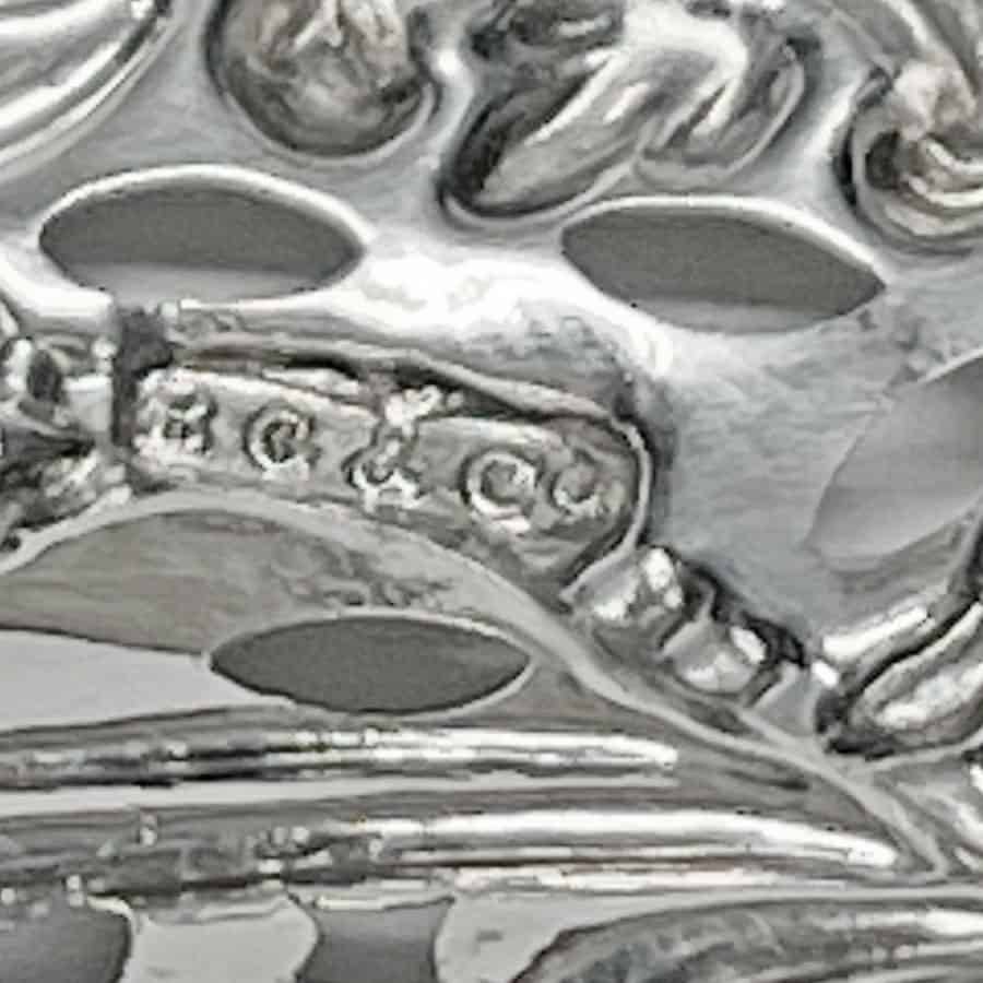 Hallmarked  Silver Heart Shaped Bon Bons 1899