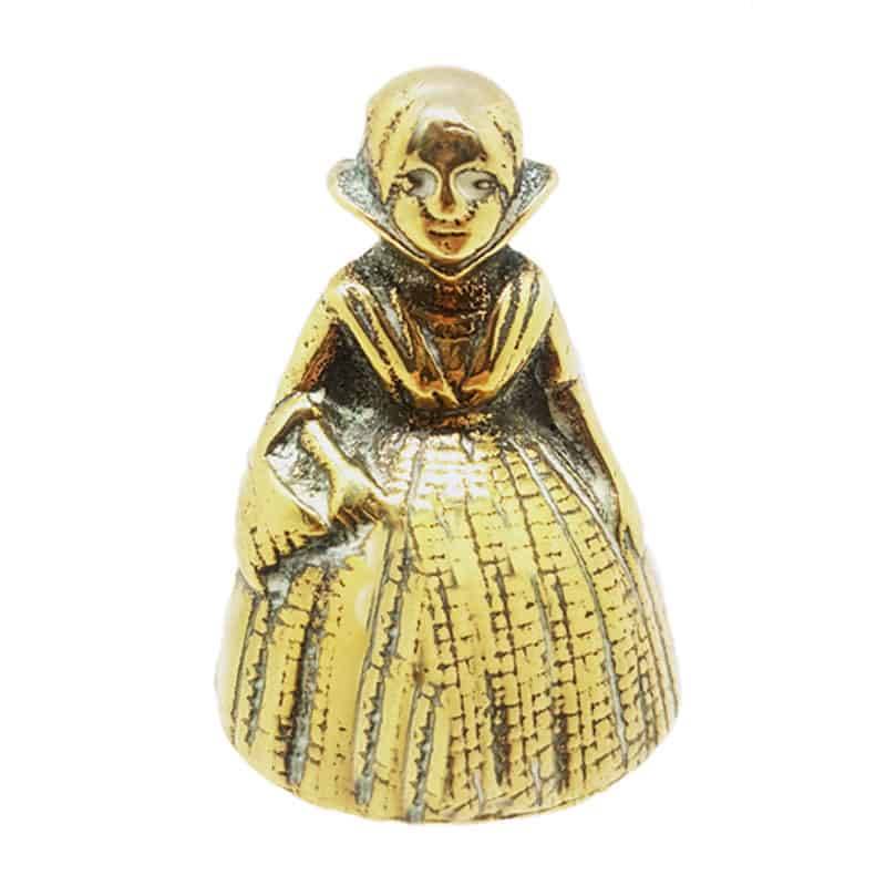 Brass Table Bell Lady