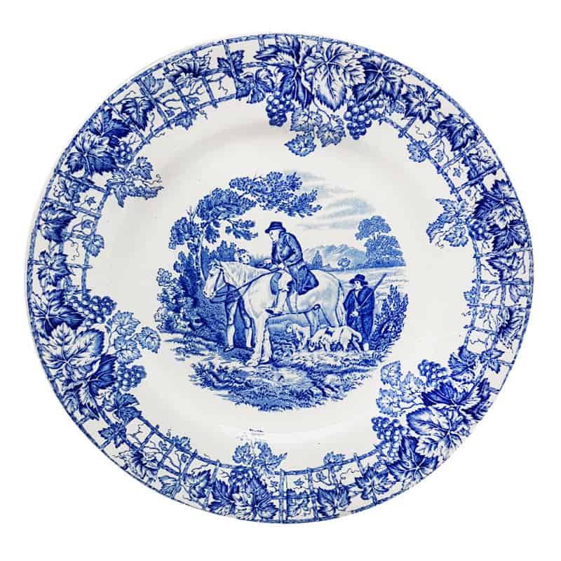 Copeland Spode Blue Byron Fish Plate