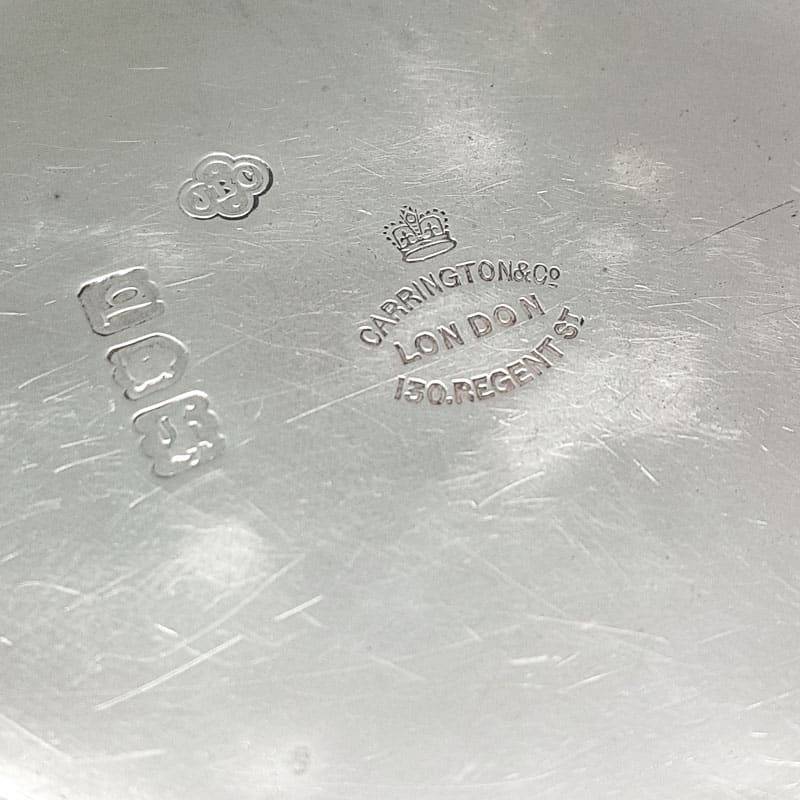Hallmarked Silver Porringer with a Cover from London