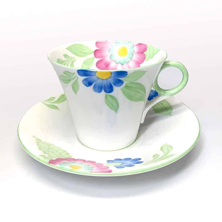 Shelley Eve Pattern Tea Duo 1932