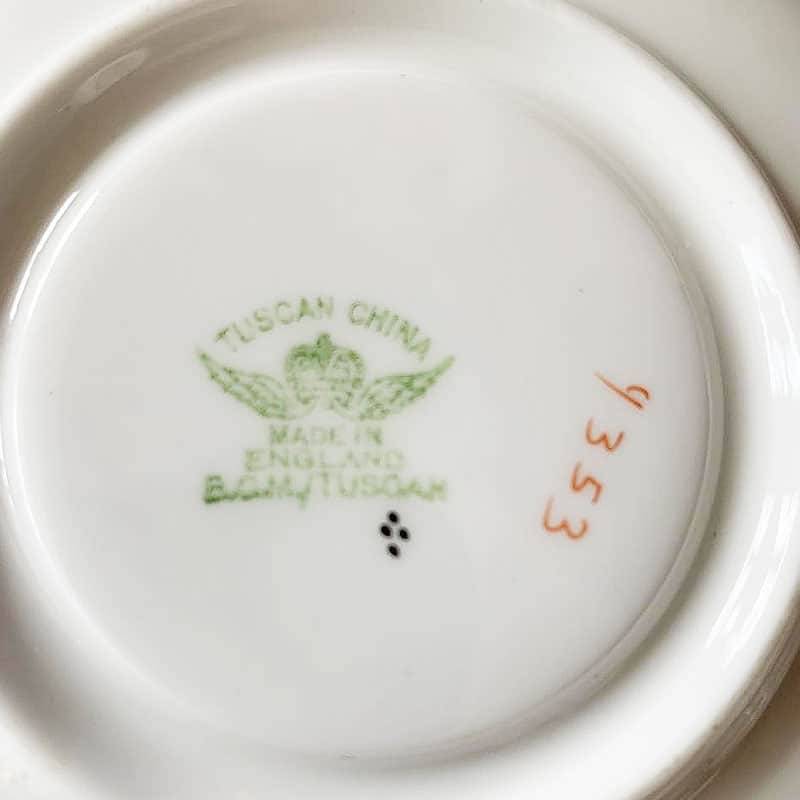 Tuscan China Blue Bell Large Cake Plate