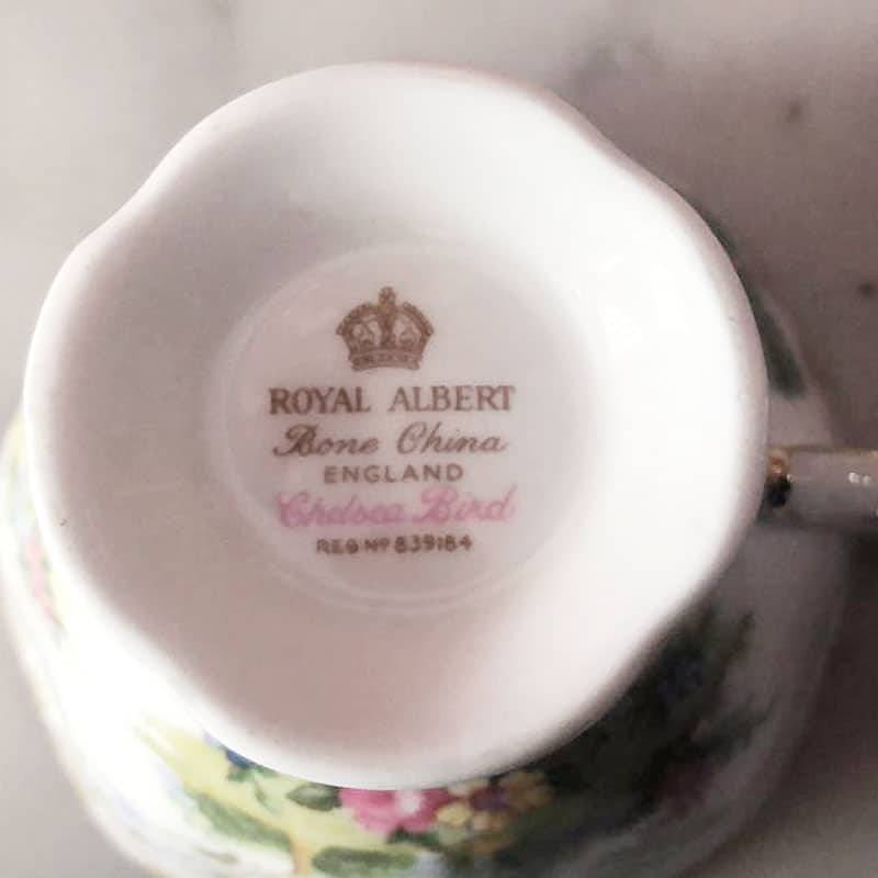 Royal Albert Chelsea Bird Trio Turquoise