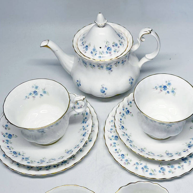 Royal Albert Bachelor Tea Set Memory Lane