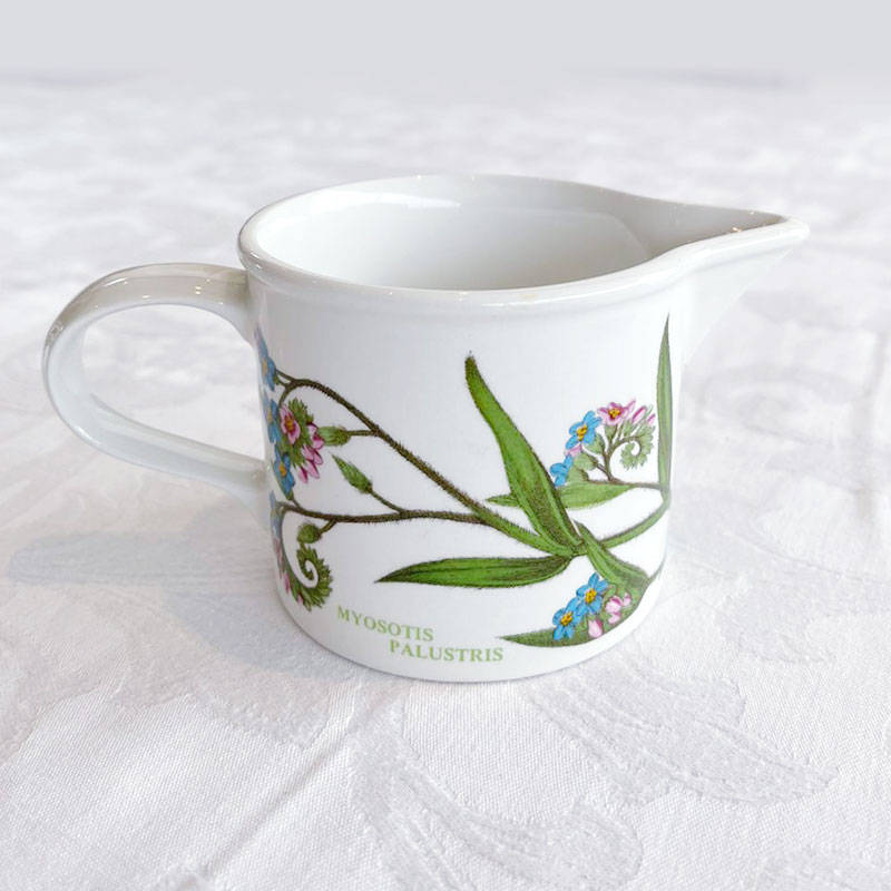 Portmeirion Botanic Garden Coffee Milk Jug Forget Me Not