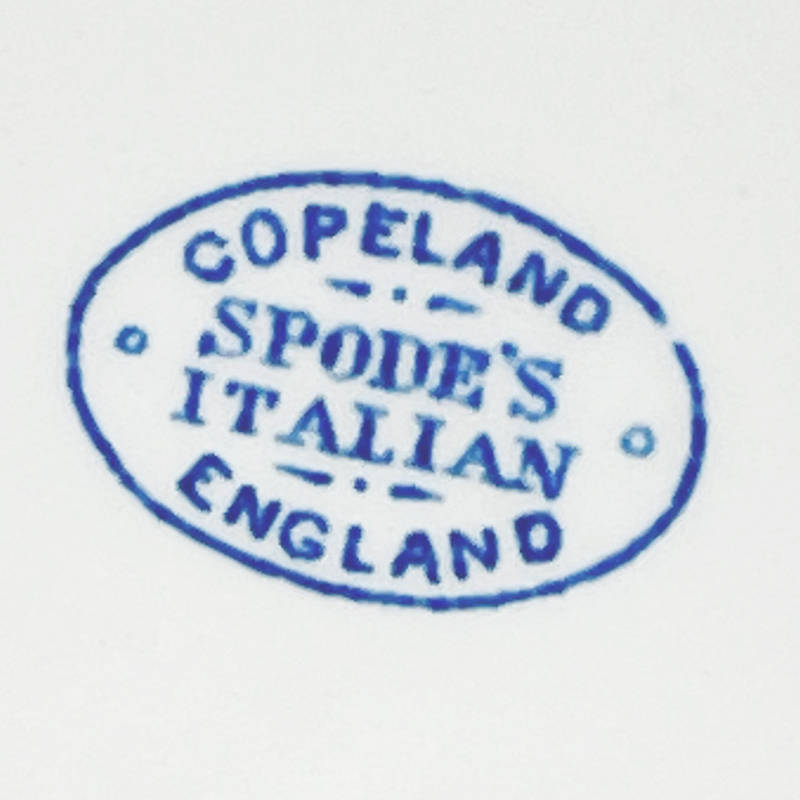 Copeland Spode Blue Italian Tea Trio