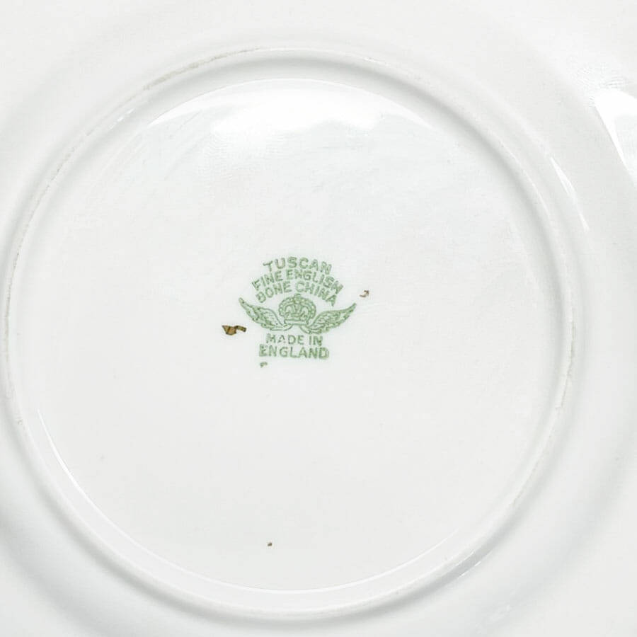Tuscan Tea Cake Plate D1047 Maple Leaves
