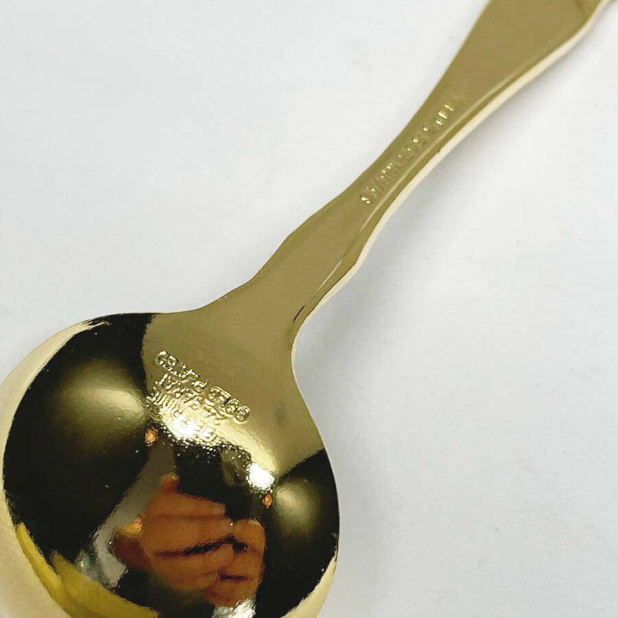 Eetrite 24ct Gold Plated Royal Albert Moss Rose Sugar Spoon