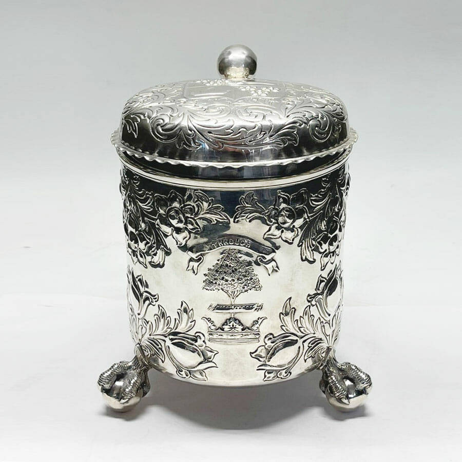 Victorian Covered Silver Tankard John Chapple and John Mantle London 1890