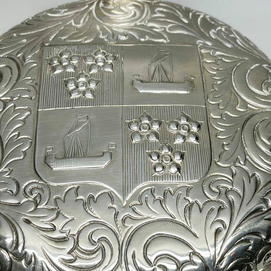 Victorian Covered Silver Tankard John Chapple and John Mantle London 1890