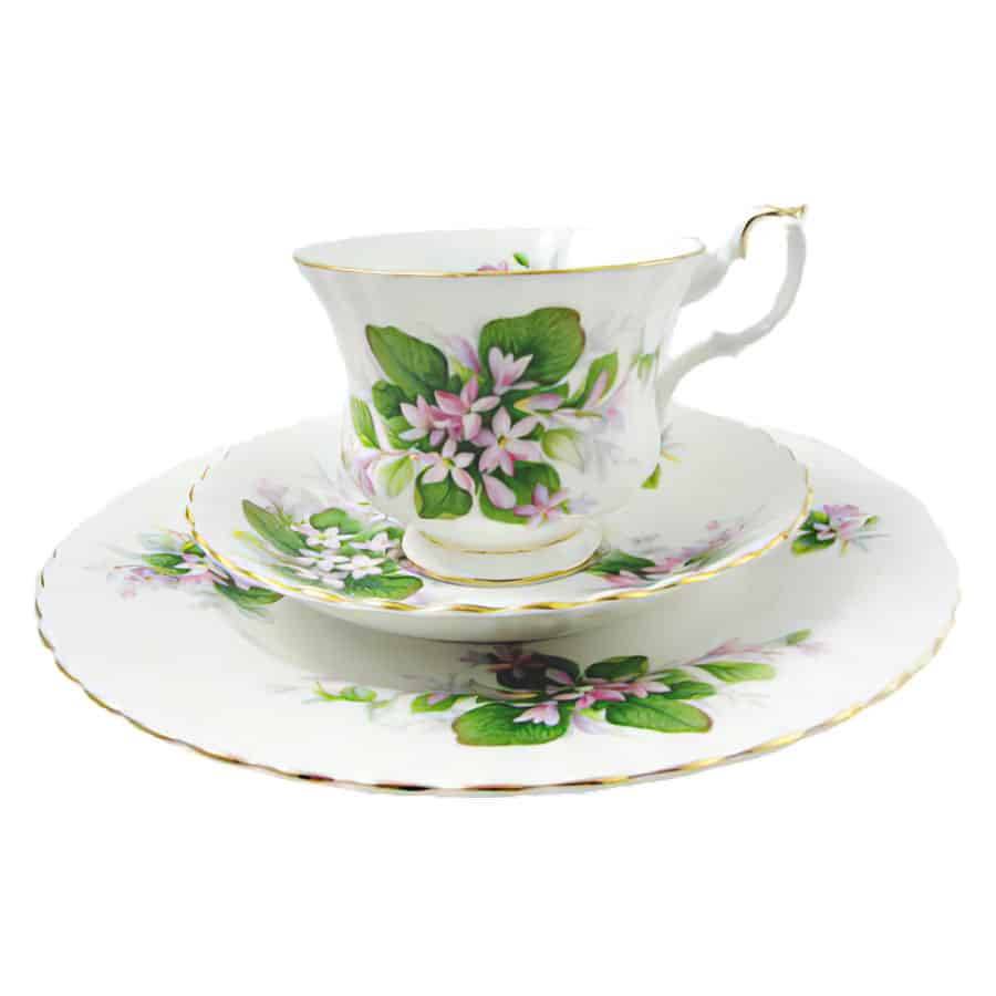Royal Albert Mayflower Tea Trio