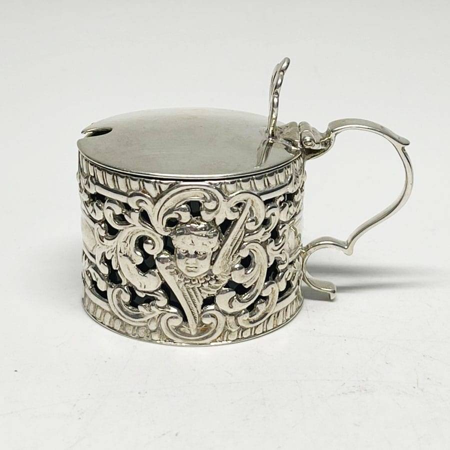 Hallmarked London Silver 1896 Mustard Pot