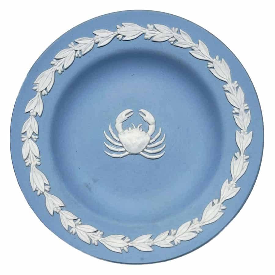 Wedgwood Blue Jasperware Bon Bon Cancer