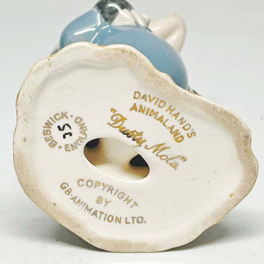 Beswick David Hands Animaland Dusty Mole Figure