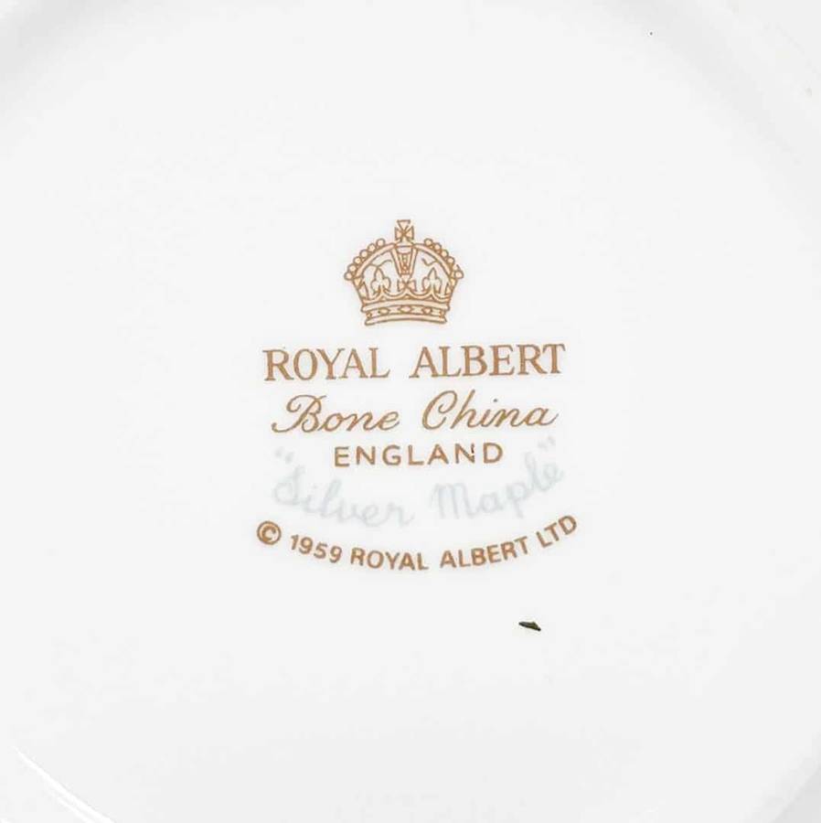 Royal Albert Silver Maple Tea Sugar Bowl