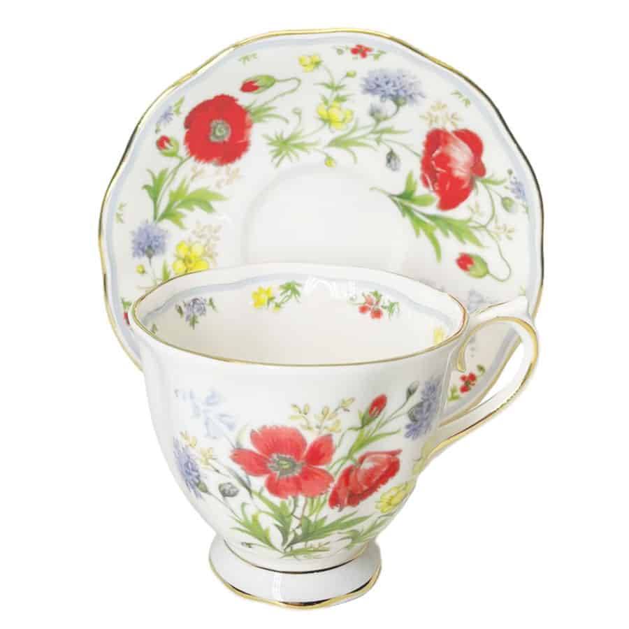Royal Albert Country Bouquet Collection Autumn's Hope Tea Duo