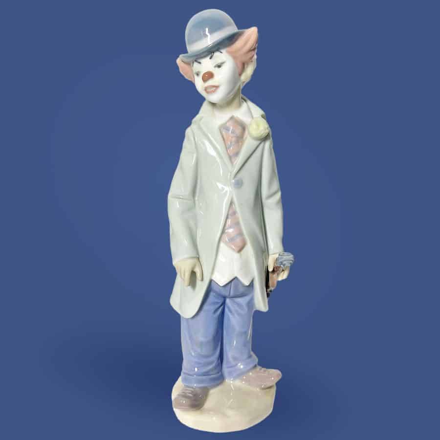 Lladro Circus Sam Clown With Violin 5472